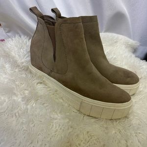 Dolce Vita Zabie Wedge Comfort Sneaker, Women's Size 8.5 M, Sage MSRP $102